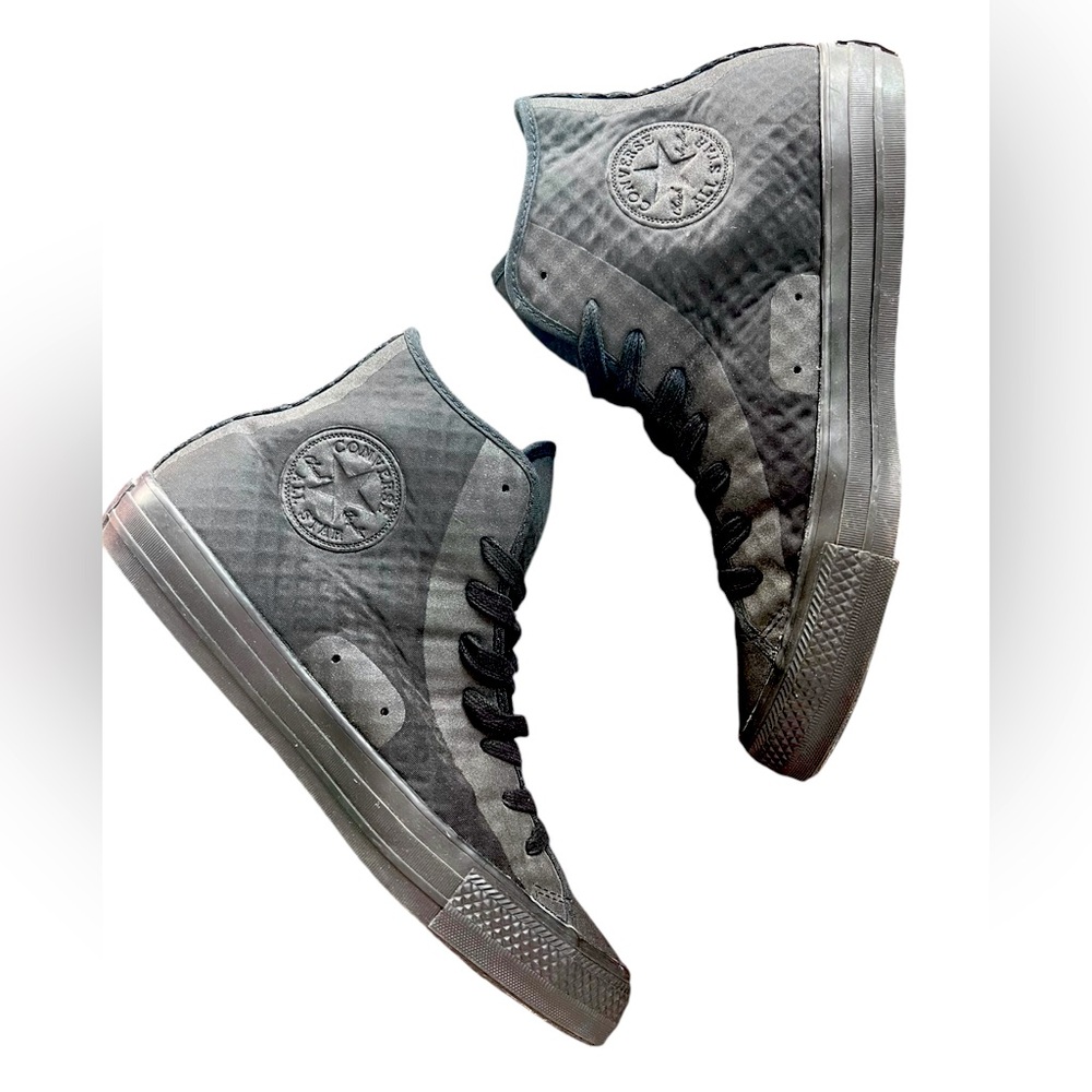 Converse Chuck Taylor All Star Hi Fuse Black Hi Top Sneakers Boys Size 7